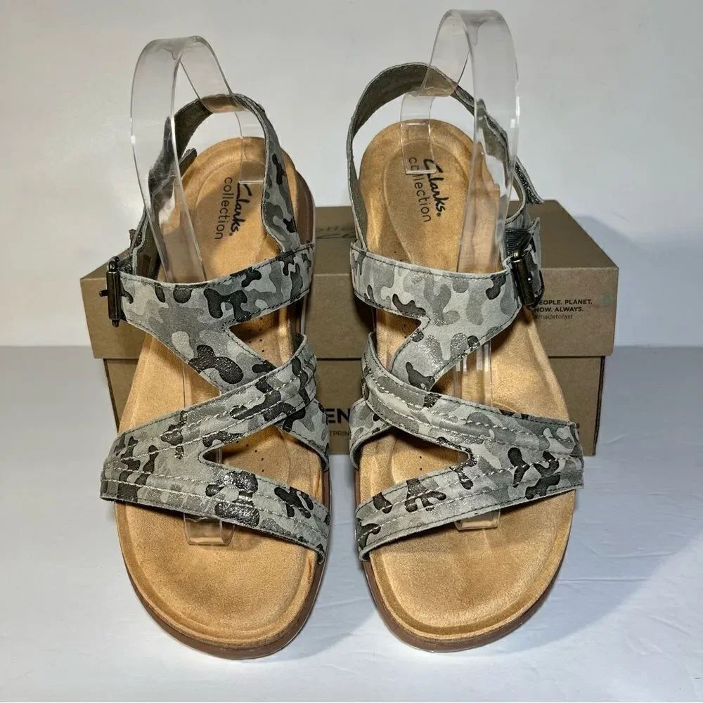 Clarks Collection Brynn Step Adjustable Sandals - Picture 4 of 6